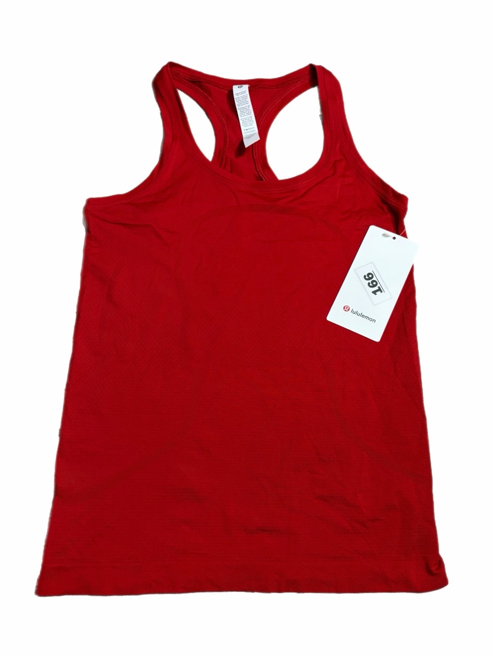 NWT Lululemon Swiftly Tech Racerback Tank 2.0 *Hip Length (Oxford Red) Size 6